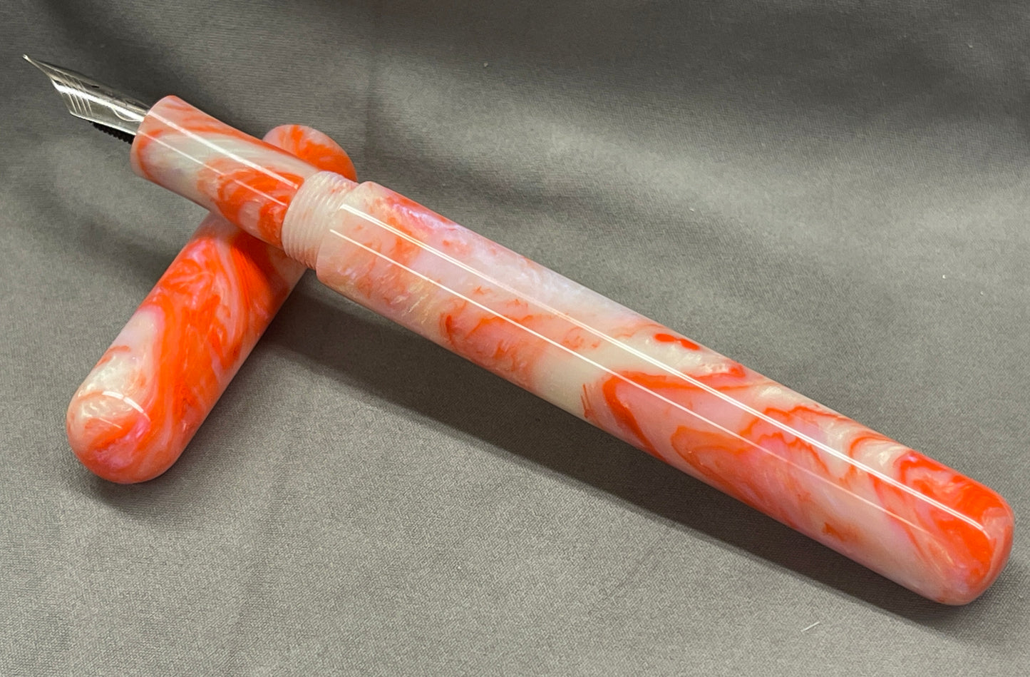 Z - Orange Abalone Fountain Pen (Summer)