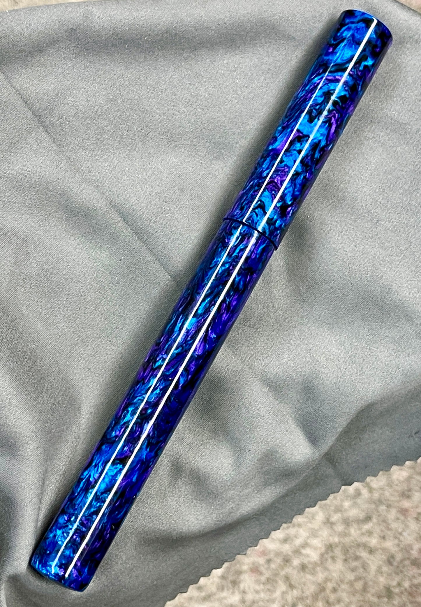 Z - Sky Blue Turquoise & Violet Pen (Kellie)