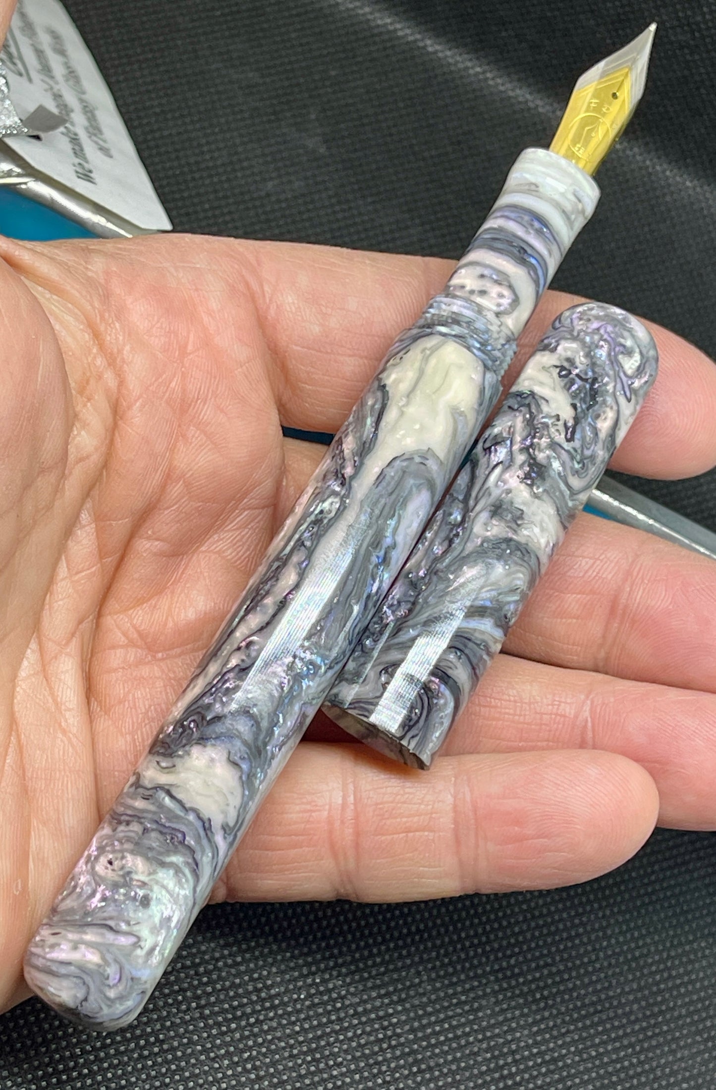 Z - Dark Abalone Fountain Pen (Charlene)