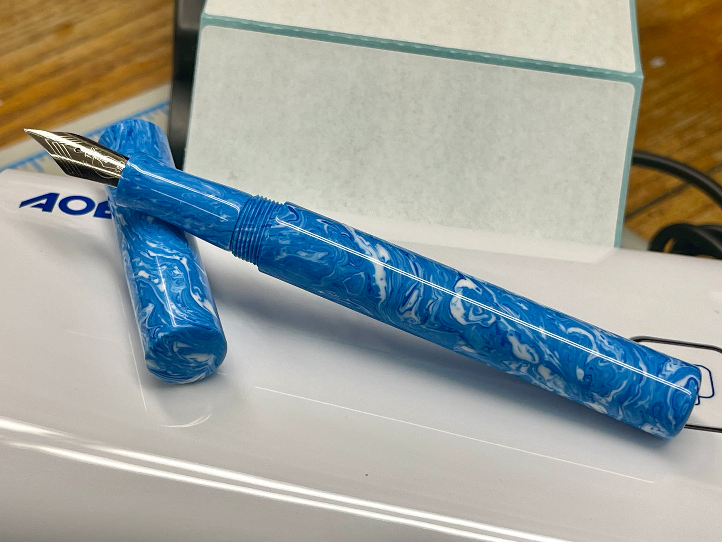 Z - Riptide Blue Fountain Pen (Melissa)