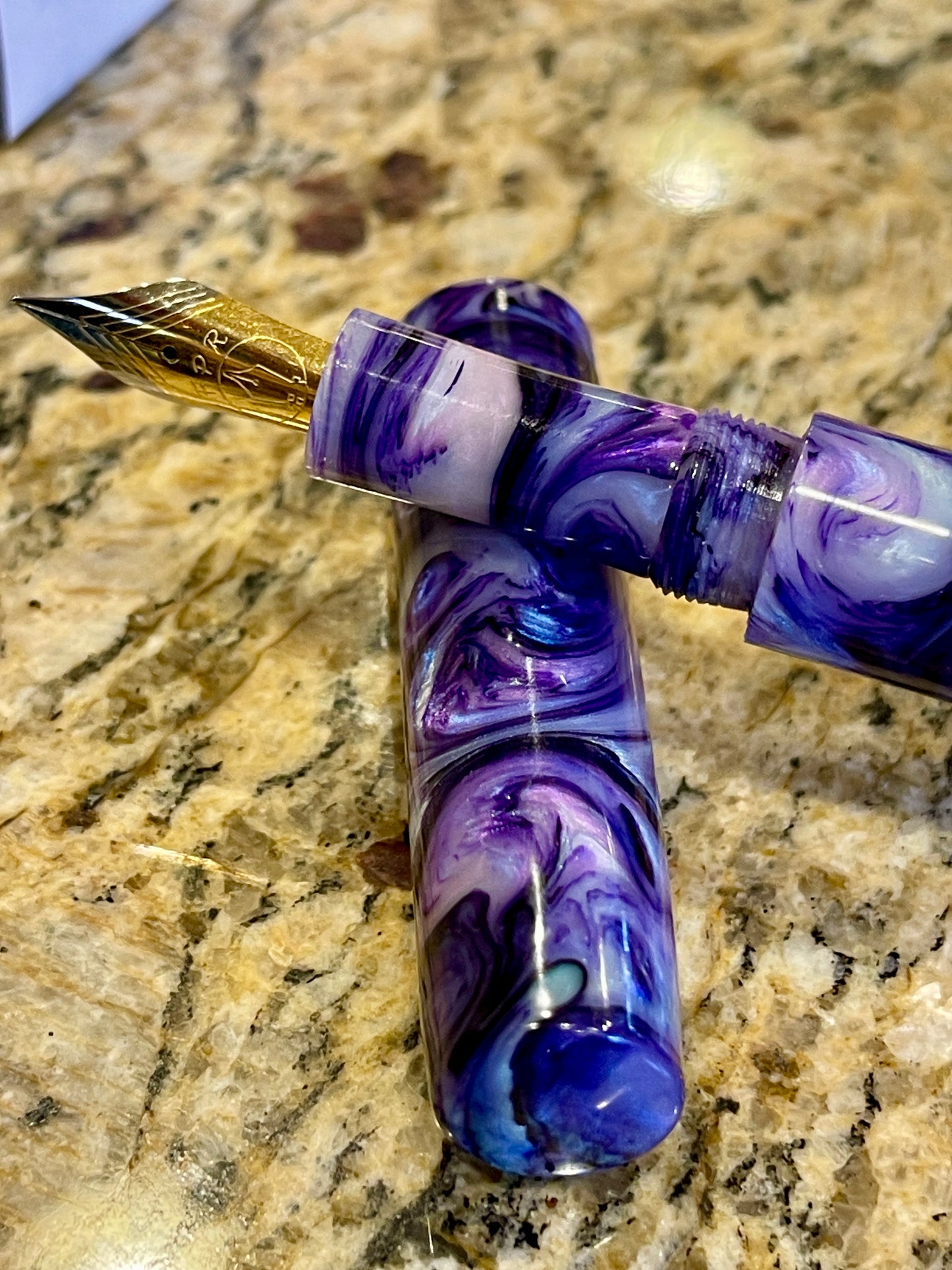 Z - Purple Abalone Midsummer Night’s Dream Fountain Pen (Adrienne)