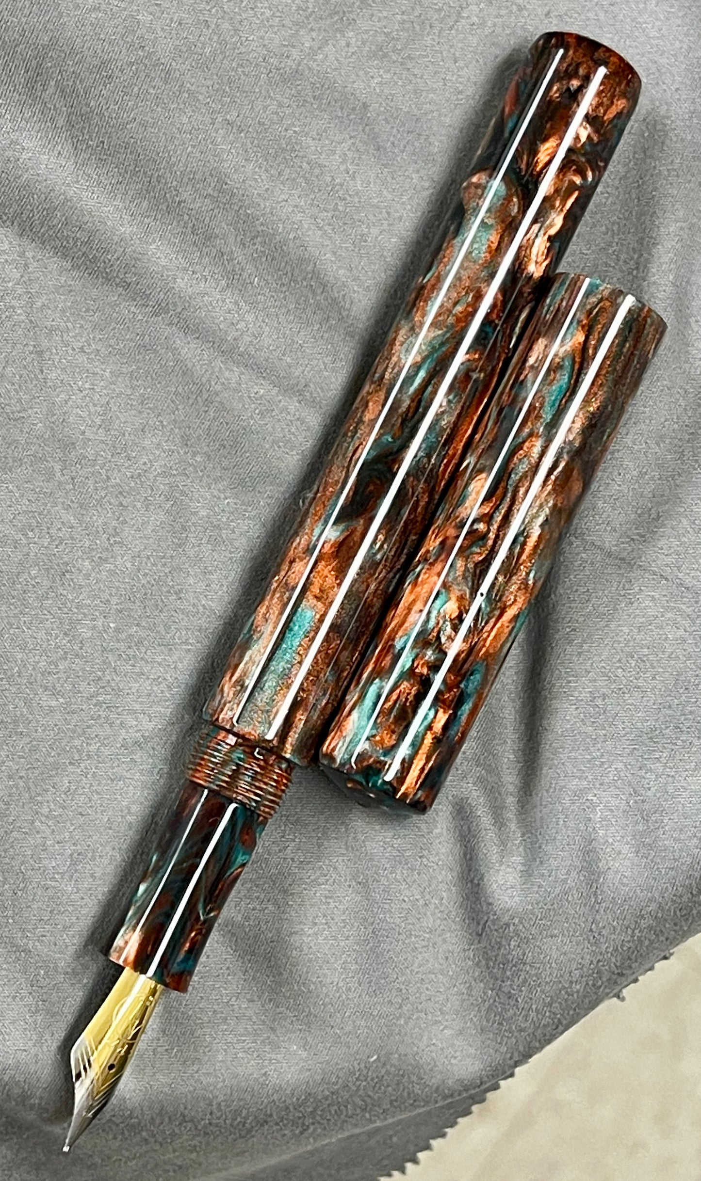 Copper Patina Pen