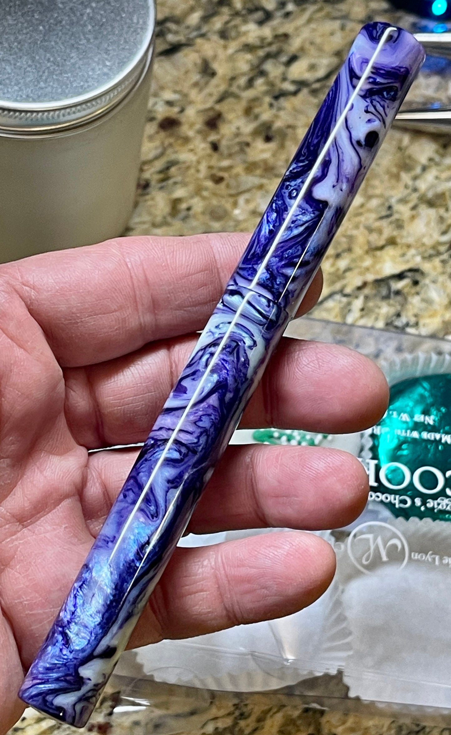 Z - Purple Abalone Fountain Pen (Christian)