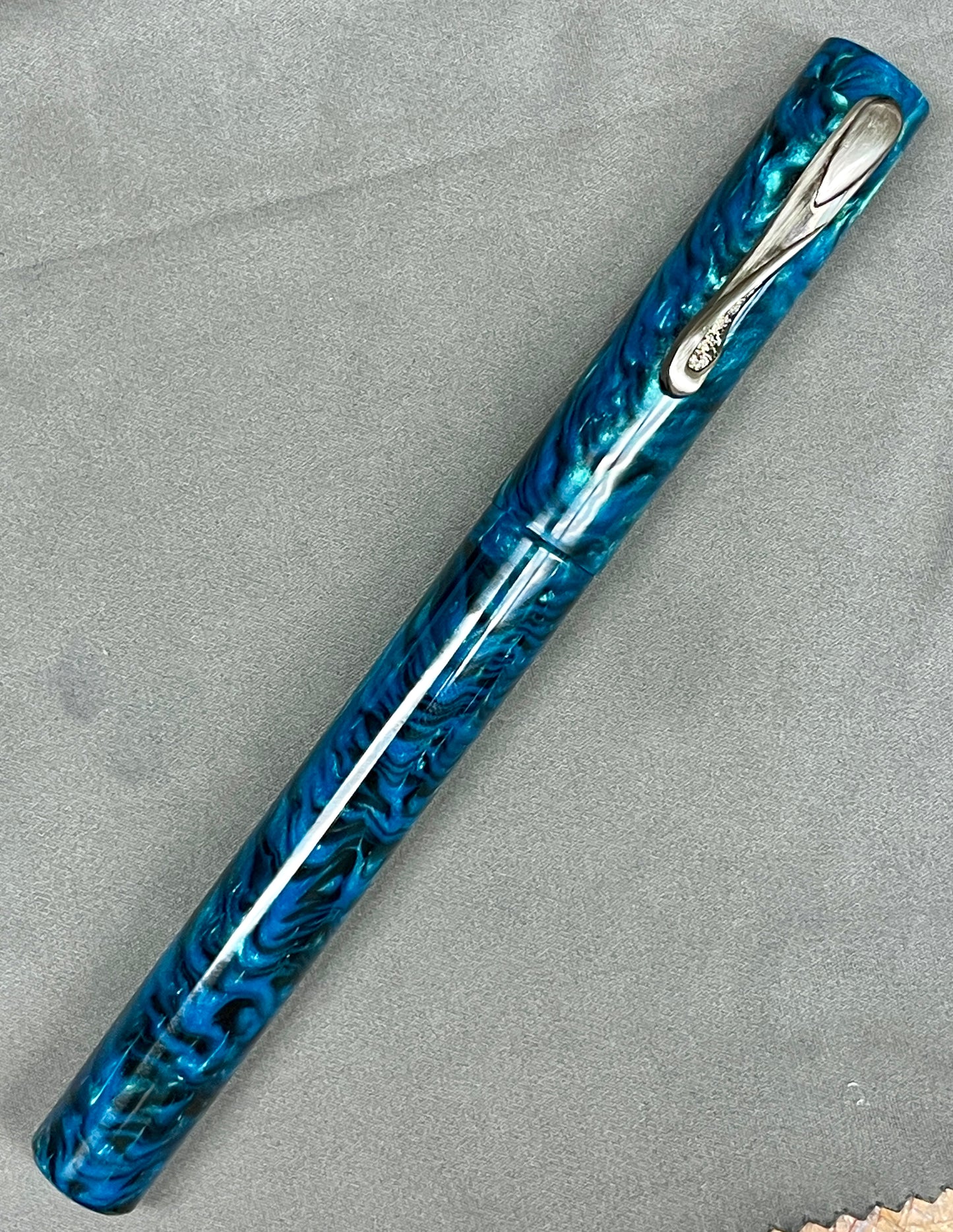 Turquoise Tiger Pen