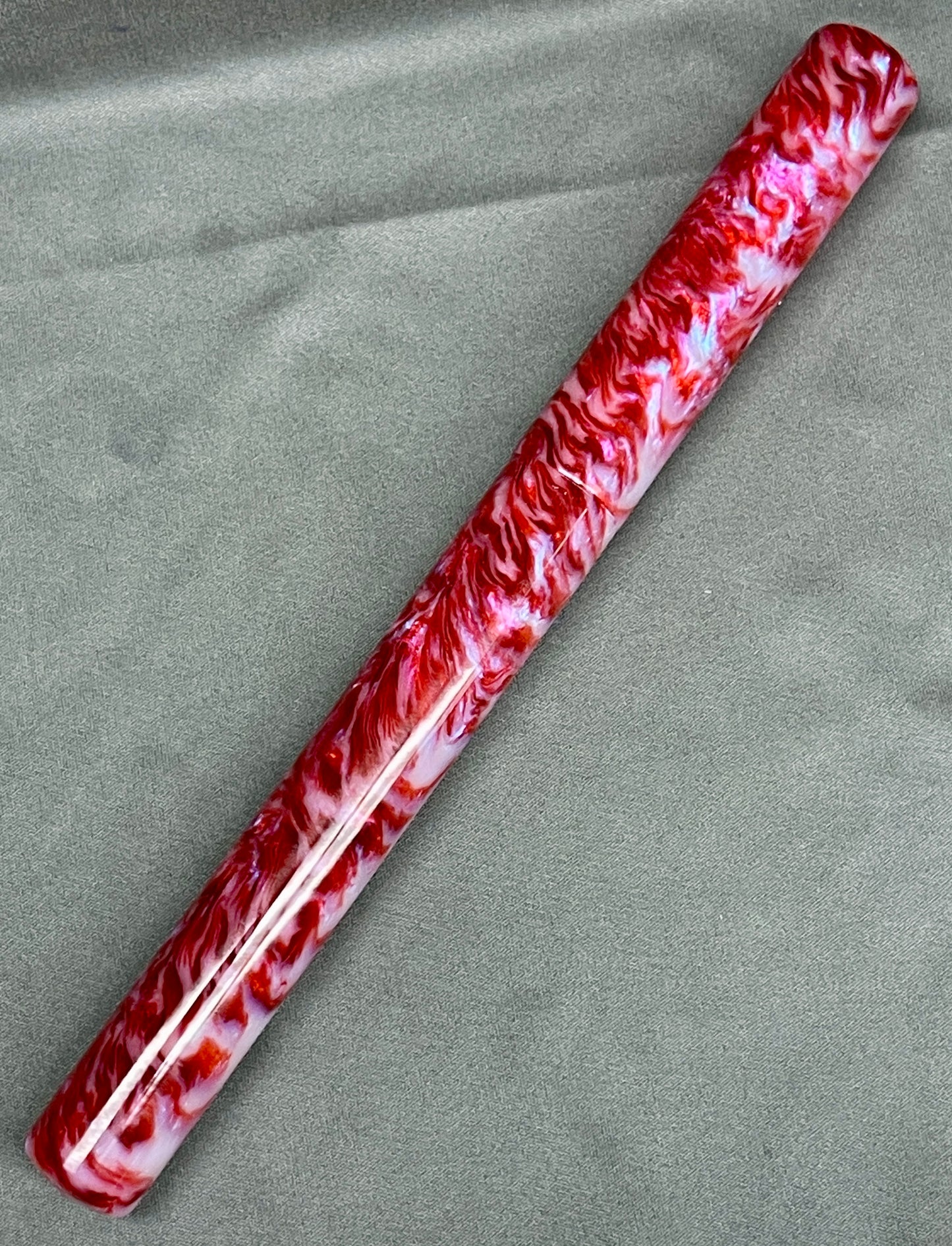 Intense Red Abalone Pen