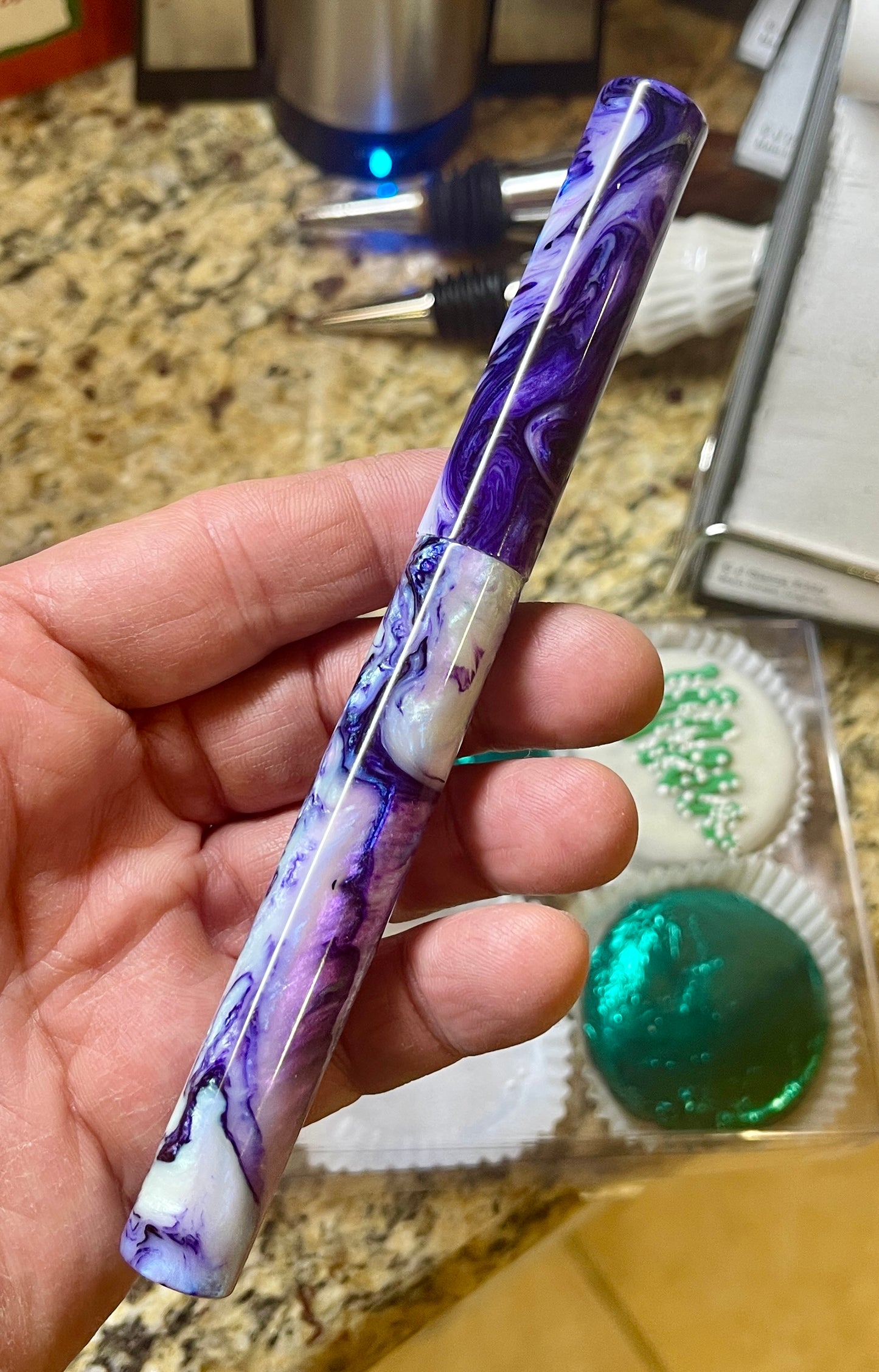 Z - Purple Abalone Fountain Pen (Christian)