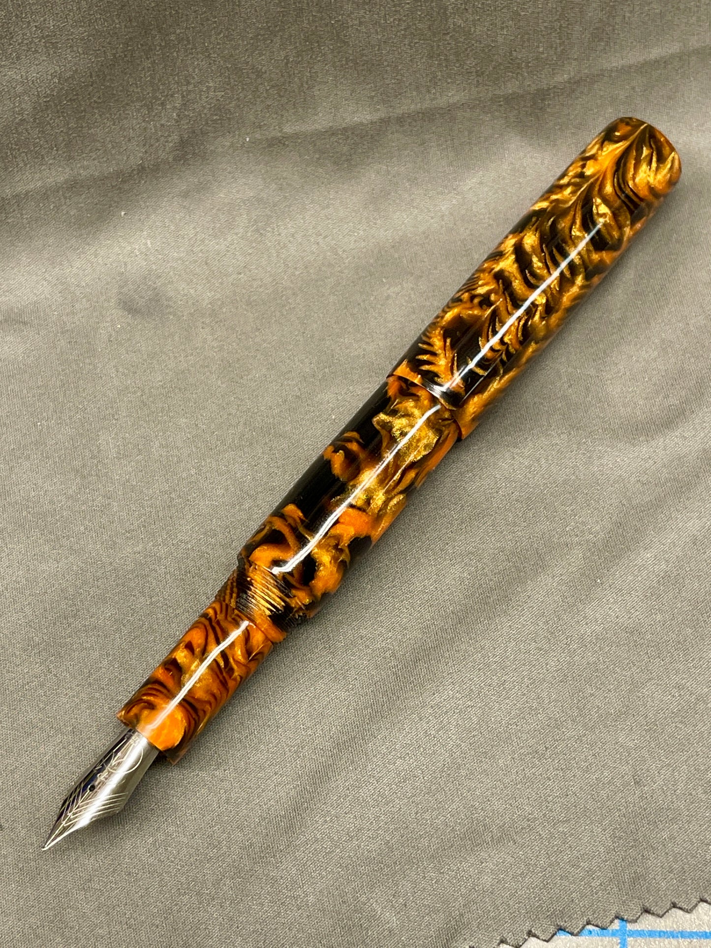 Z - Orange Flames Pocket Pen (Scott)